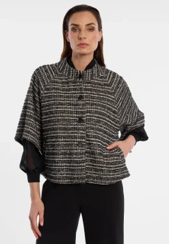 Bouclé-Capejacke Enalia