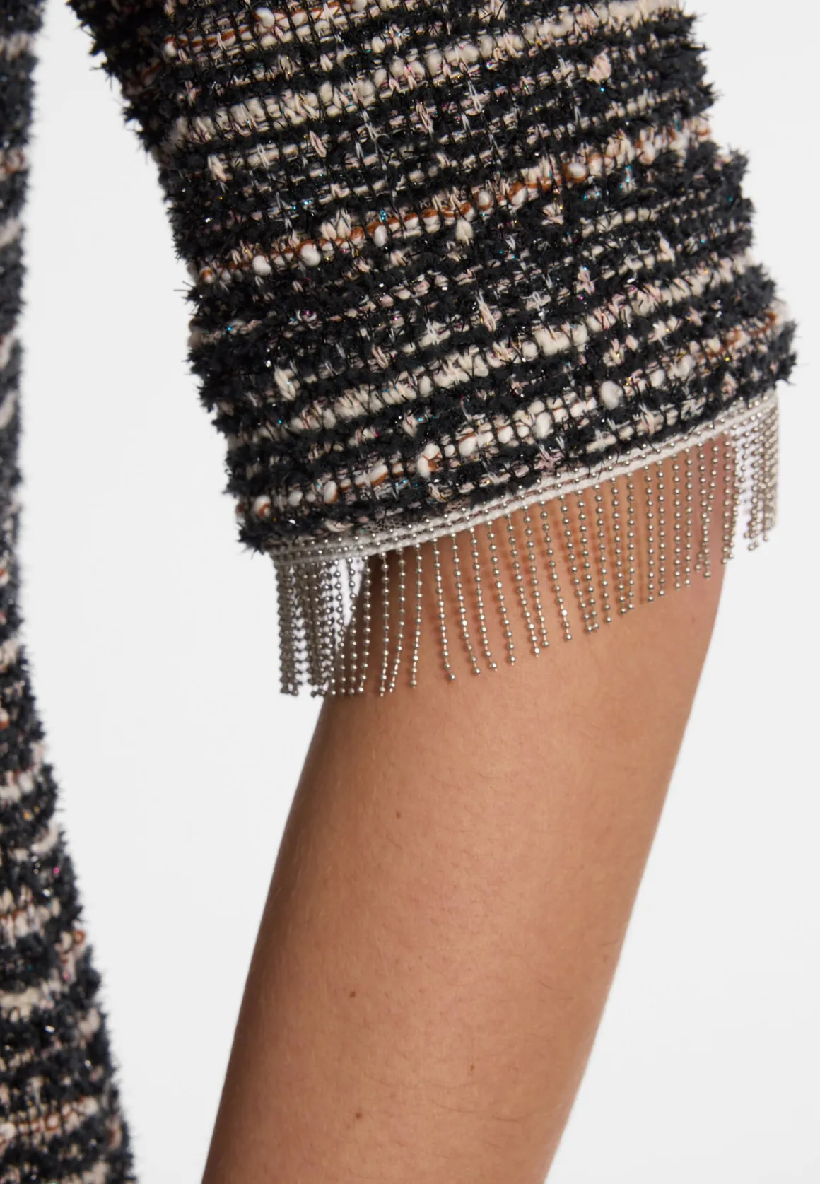 Bouclé Kurzarmkleid Enalora