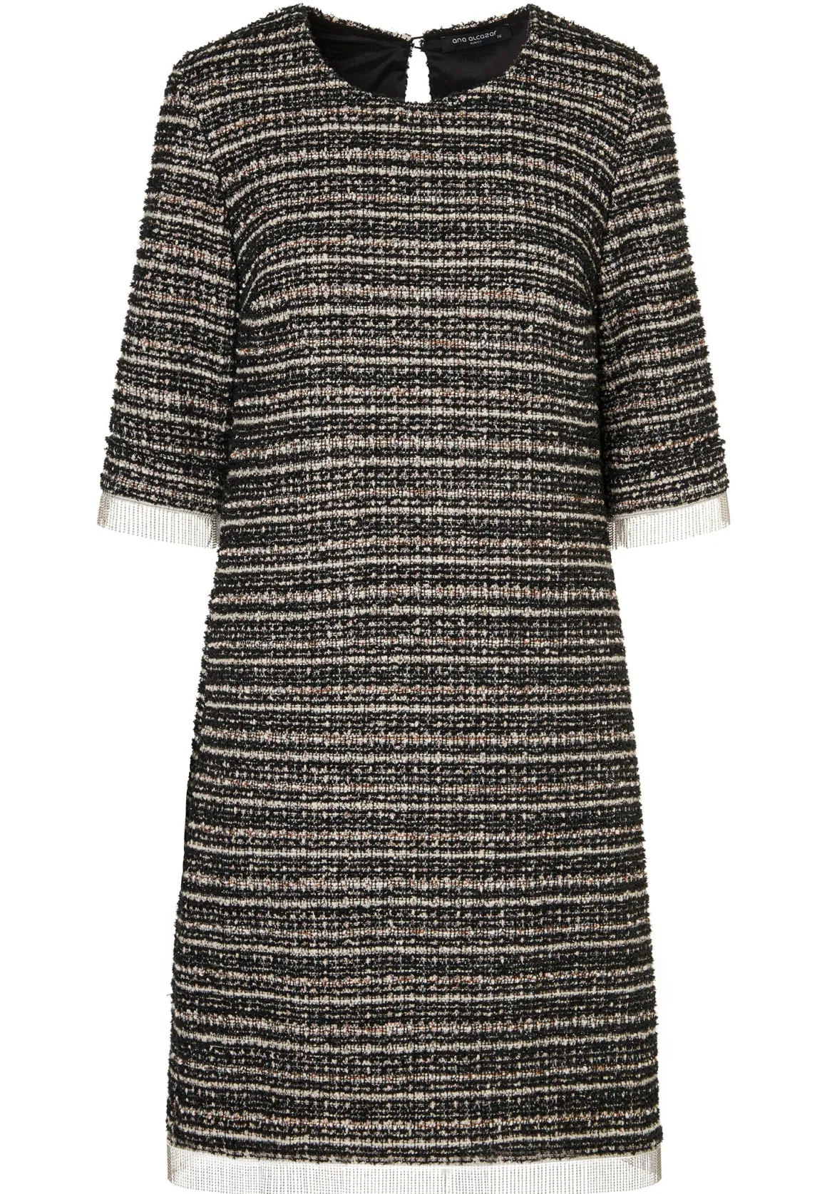 Bouclé Kurzarmkleid Enalora