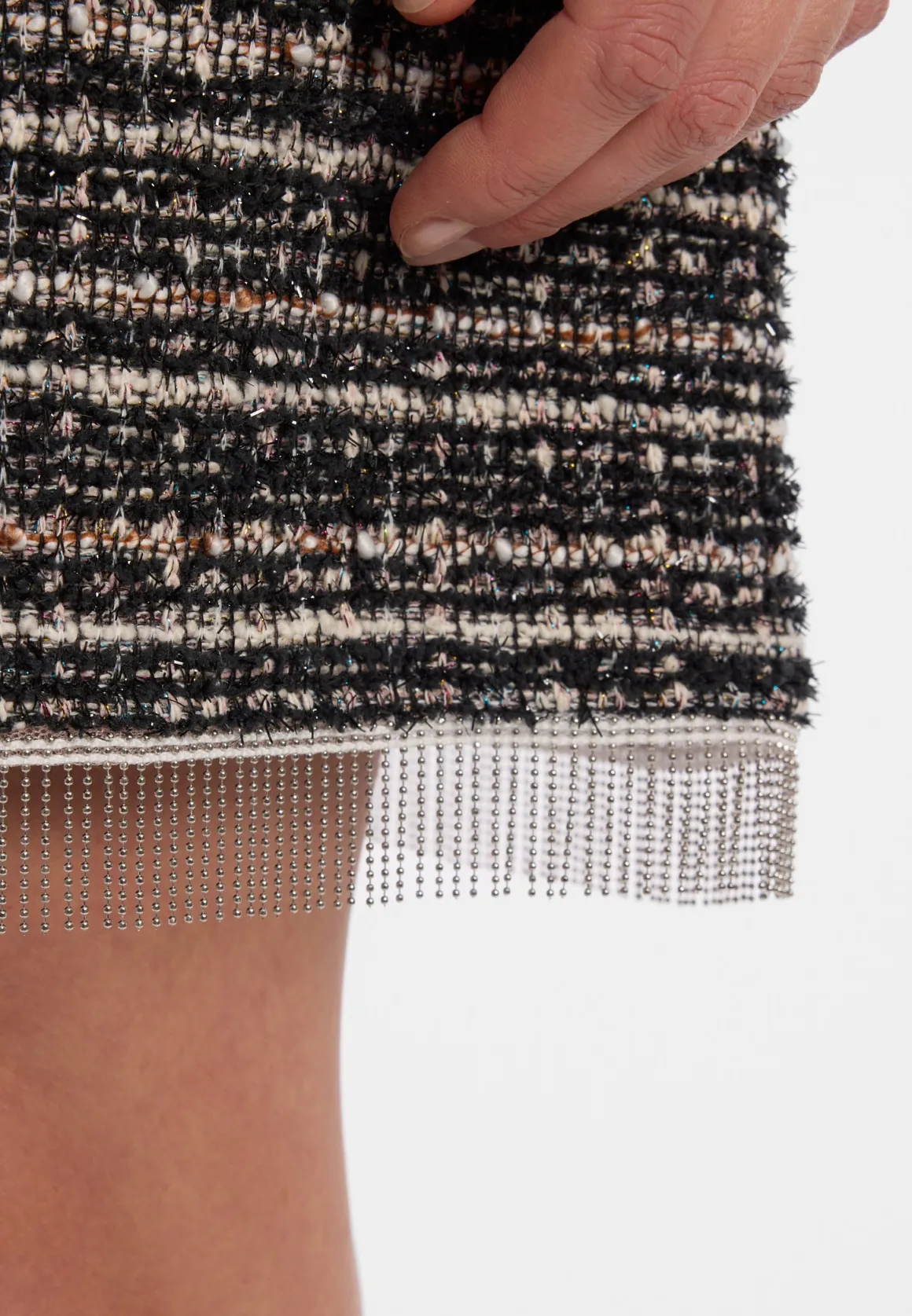 Bouclé Kurzarmkleid Enalora