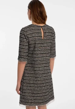 Bouclé Kurzarmkleid Enalora