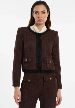 Bouclé-Kurzjacke Enanoris