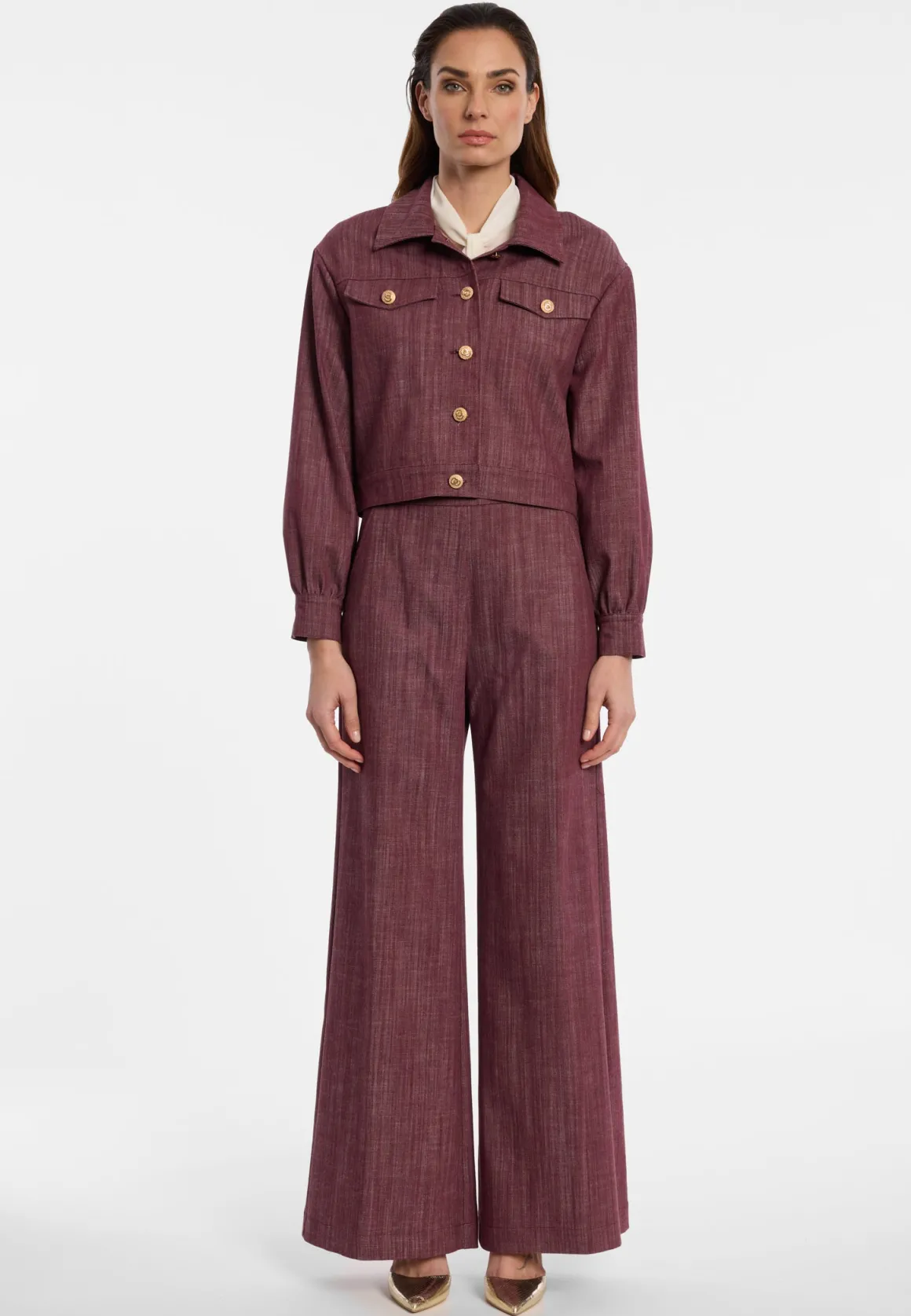 Cropped Jeansjacke Enlisary