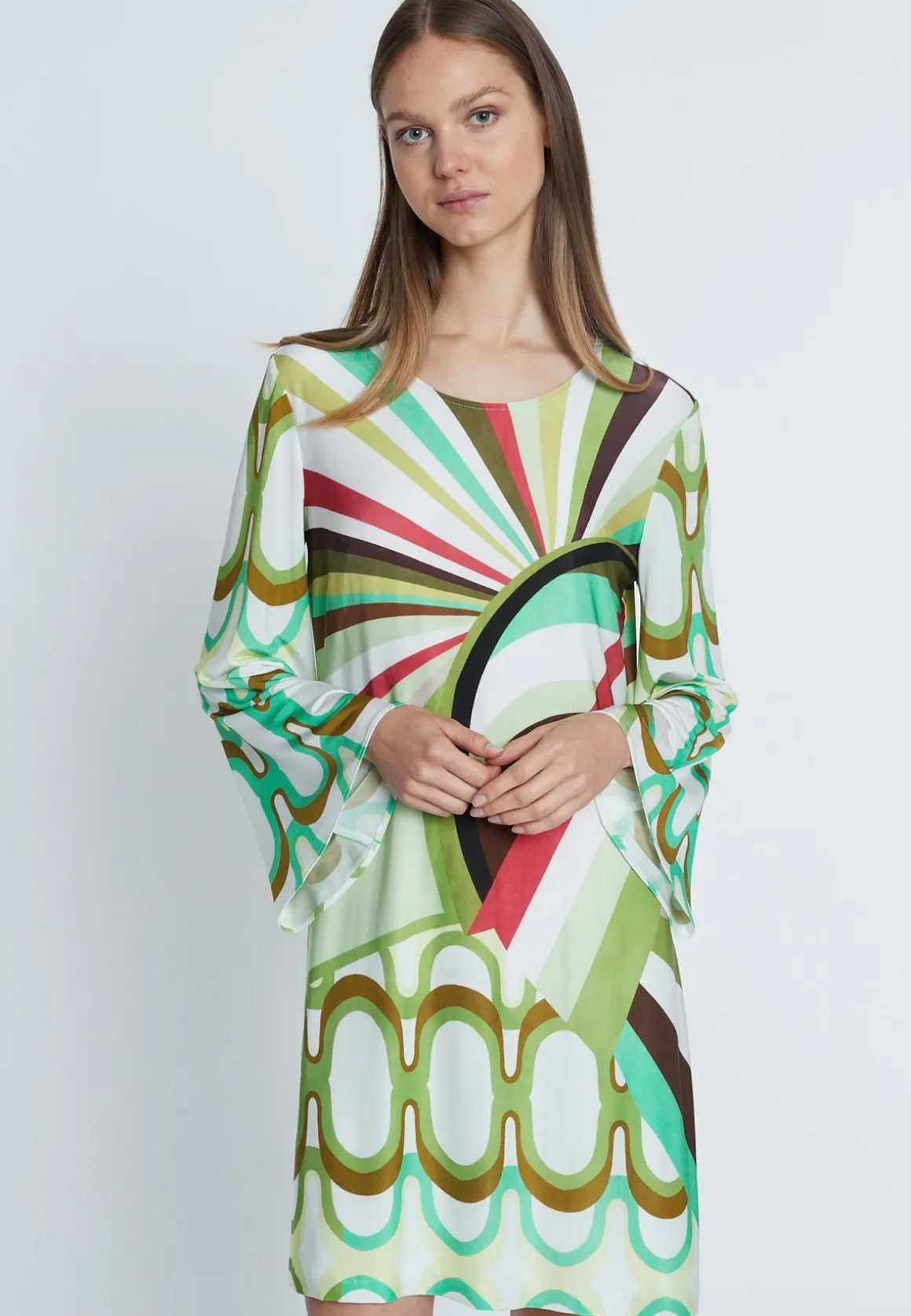 Langarmkleid Rihaba