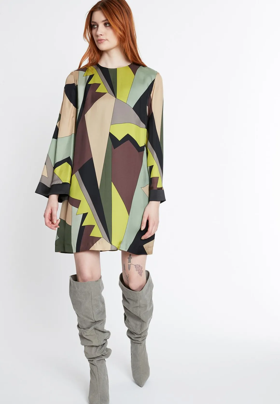 Langarmkleid Sarea