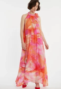 Langes Chiffonkleid Zelia