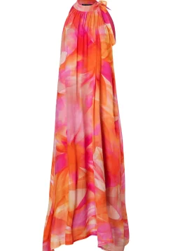 Langes Chiffonkleid Zelia