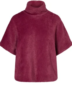 Plüsch-Kurzarm-Pullover Enirea