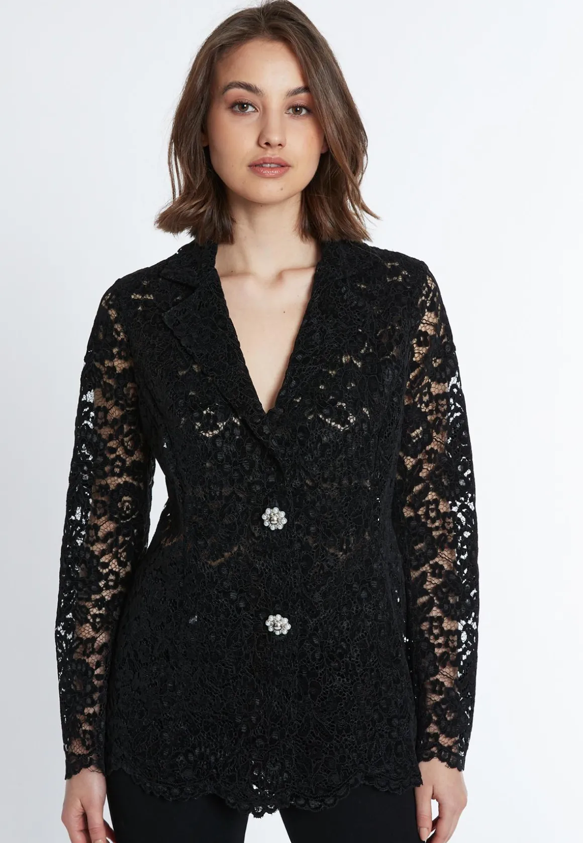 Spitzenblazer Saha