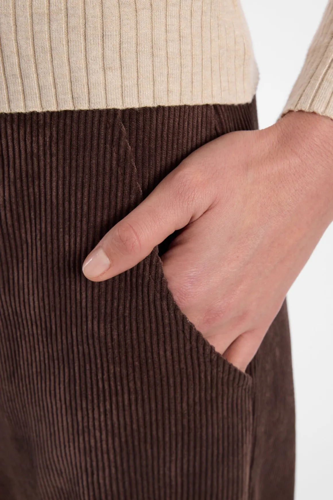 Weite Cord-Hose Enliria