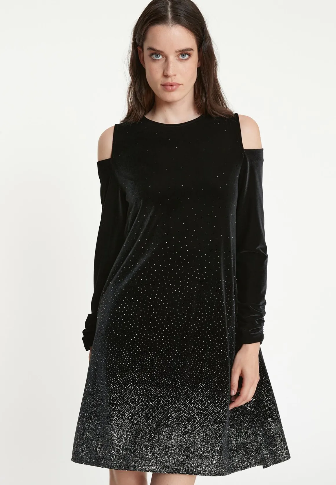 Weites Samtkleid Taheli